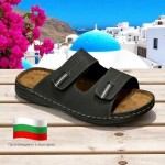 Мъжки чехли - произведени в България  612 - 1  черен